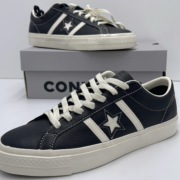 Converse Men’s ONE STAR ACADEMY PRO OX
BLACK/EGRET/EGRET A08501C Sneakers - Picture 15 of 16
